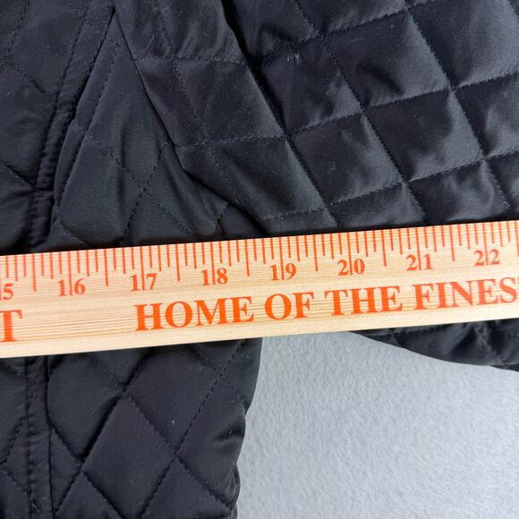 Jones New York Women’s Black Quilted Winter Jacket Size M - Picture 10 of 11